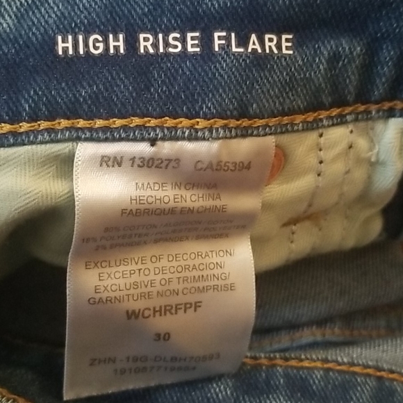 WRANGLER MODERN WOMEN'S HIGH RISE BUTTON FLARE JEA - Picture 9 of 12